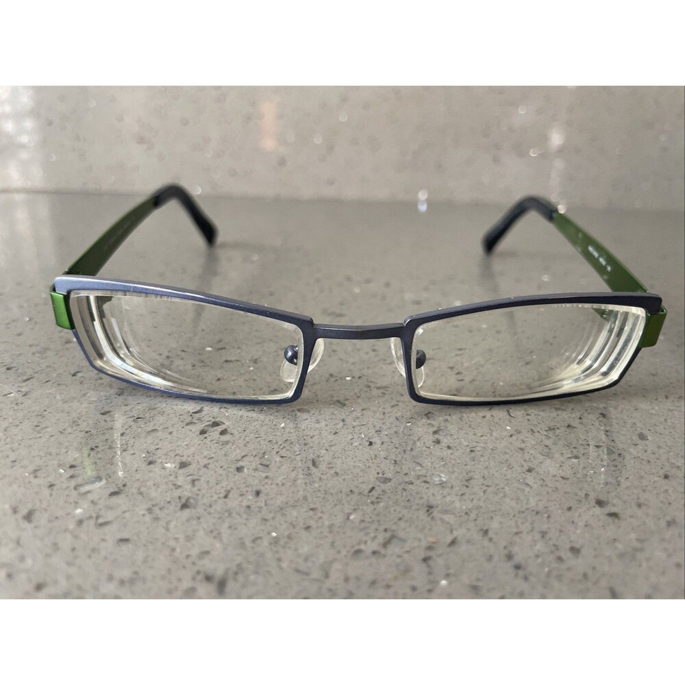 OGI MOD. 5022 Blue Green EYEGLASSES GLASSES METAL FRAMES ONLY 48-20-135 Germany